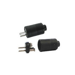 2p din plug with screw connection