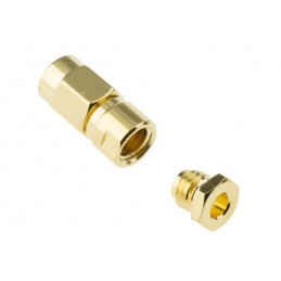 TE Connectivity Straight 50Ω Cable Mount SMC Connector, Plug