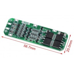 3S 20A Li-ion Lithium Battery BMS Protection Charger Board