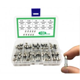 Glass Fuses Assorted Kit 5x20mm