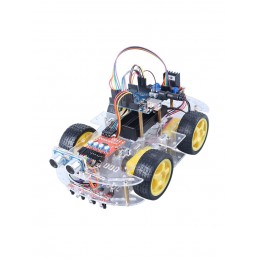 4WD Obstacle Avoidance Smart Robot Car Kit