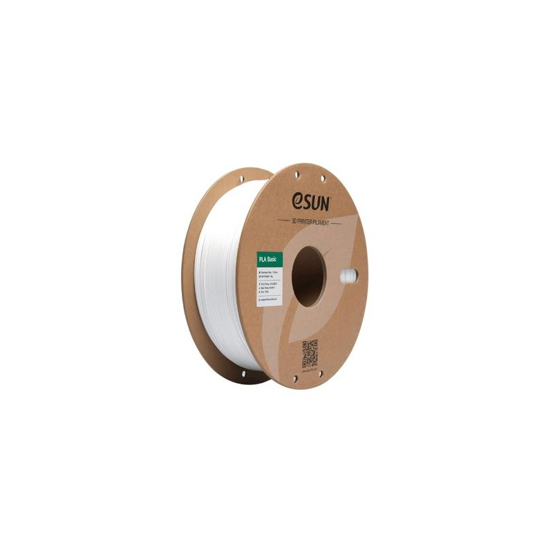 eSun PLA Basic Filament – 1.75mm White 1kg