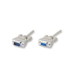 RS232 Data Cable DB09M/DB09F - 1.8M