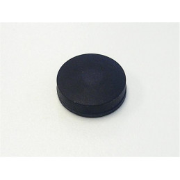 Round Rubber Foot Stick On 10mm Black