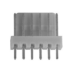 6410 2 Pin Friction Lock PCB Header Plug