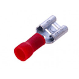Insulated Disconnect Lug Female 6.4mm Red