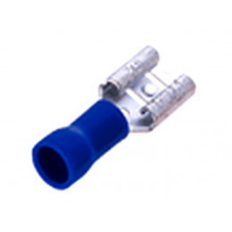 Insulated Disconnect Lug Female 6.4mm Blue