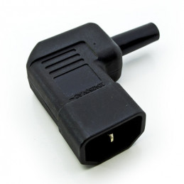AC CONNECTOR MALE, CABLE-MOUNT TYPE R/ANGLE