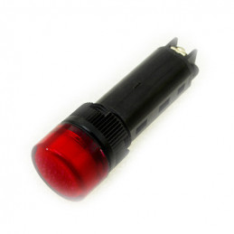 LED pilot light 24V AC/DC Red 16mm