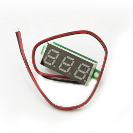 Mini Voltmeter Red 3 Digit 0.28" 3-30VDC