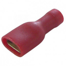Insulated Disconnect Lug Female 6.4mm Red fully insulated