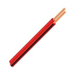 Ripcord 0.5mm Red/Black - per metre