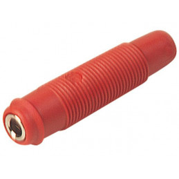 KUN30 Banana Socket 4mm Inline Red