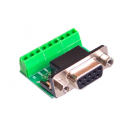 DB9 RS232 Serial to Terminal Female Adapter Connector