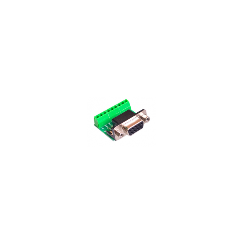 DB9 RS232 Serial to Terminal Female Adapter Connector