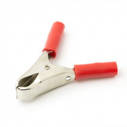 Battery Clamp Clip red 15A 55mm