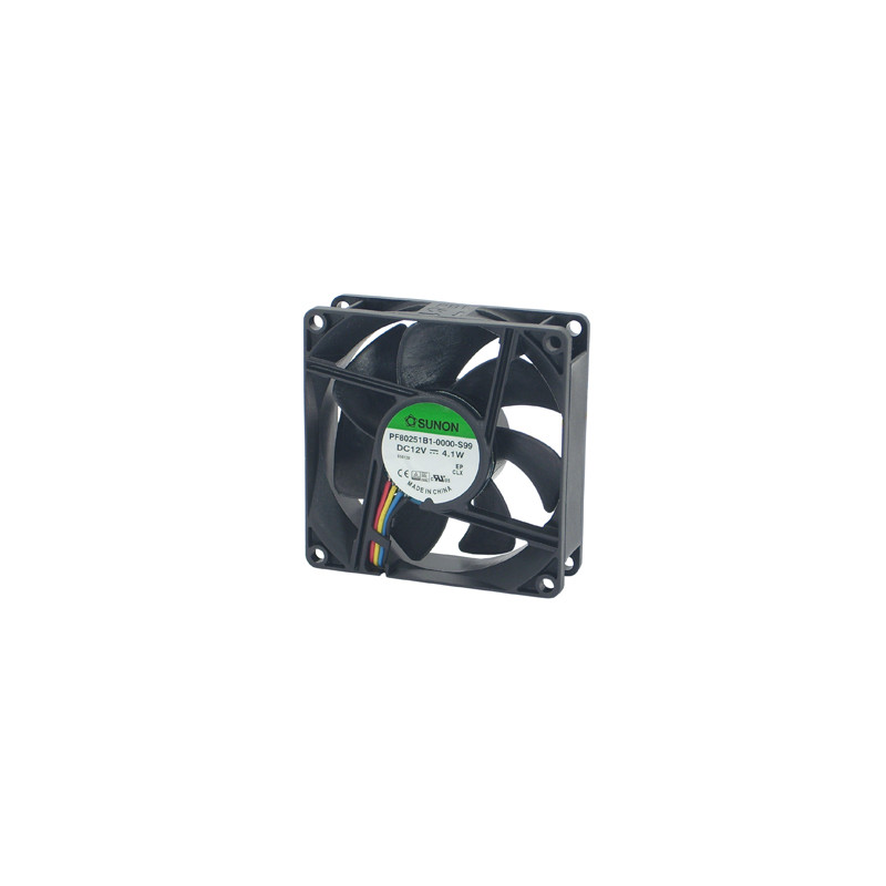 Fan 80x80x25 12VDC 4 Wire