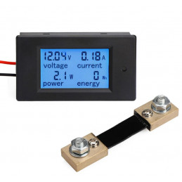 100A DC Digital Multifunction Power Meter Energy Monitor Module