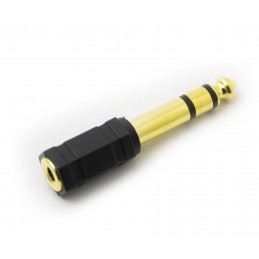6.3mm Jack Stereo male to 3.5mm stereo female adaptor
